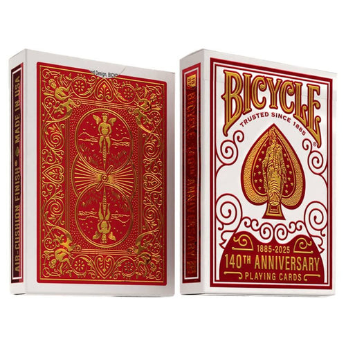 United States Playing Card Company 140th Anniversary playing cards deck with special anniversary design on standard playing cards