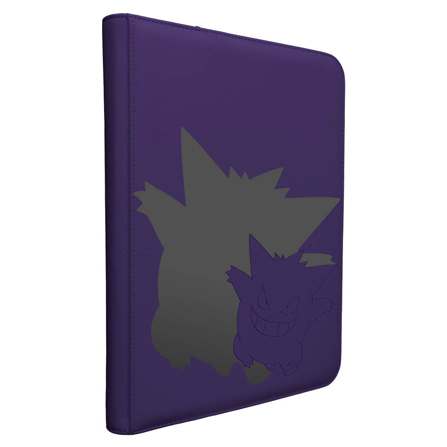 Ultra Pro Pokémon Elite Series Gengar binder with 9 card sleeves for trading card protection and display.