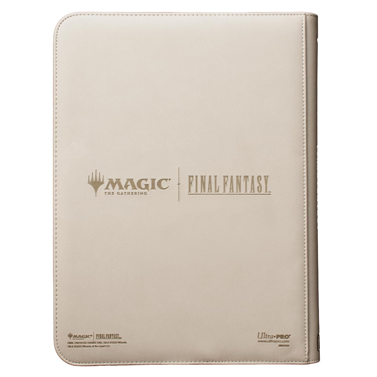 Ultra PRO Final Fantasy x Universes Beyond 9-Pocket Magic: The Gathering PRO-Binder with zippered cover and fantasy-themed design.