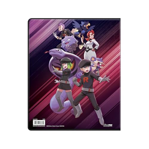 Ultra PRO Scarlet & Violet Destined Rivals 9 Pocket Portfolio for Pokémon trading cards, holds up to 126 single-loaded cards.