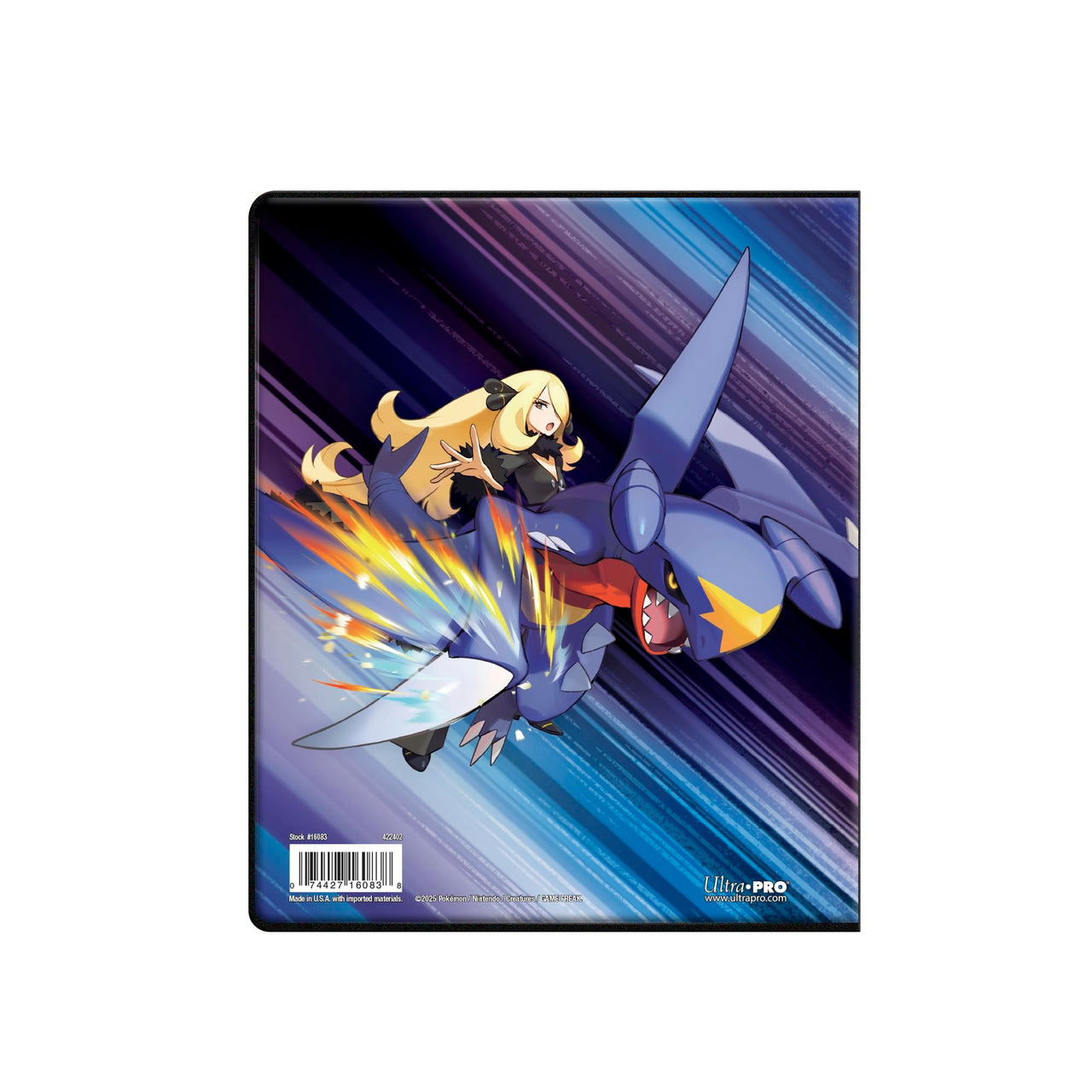 Ultra PRO Scarlet & Violet Destined Rivals 9 Pocket Portfolio for Pokémon cards, holds up to 126 single-loaded or 252 double-loaded cards.