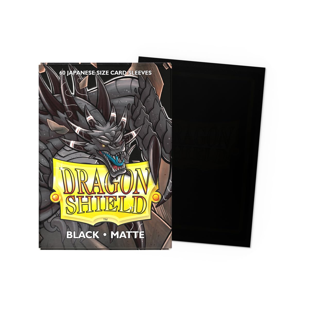 Dragon Shield Japanese size matte card sleeves, 60 count, durable TCG sleeves for Yu-Gi-Oh, Naruto, Cardfight, and Vanguard trading cards.