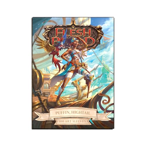 Dragon Shield Flesh & Blood Art Sleeves Puffin Hightail, 100 count, smooth and tough premium trading card game sleeves for protection.