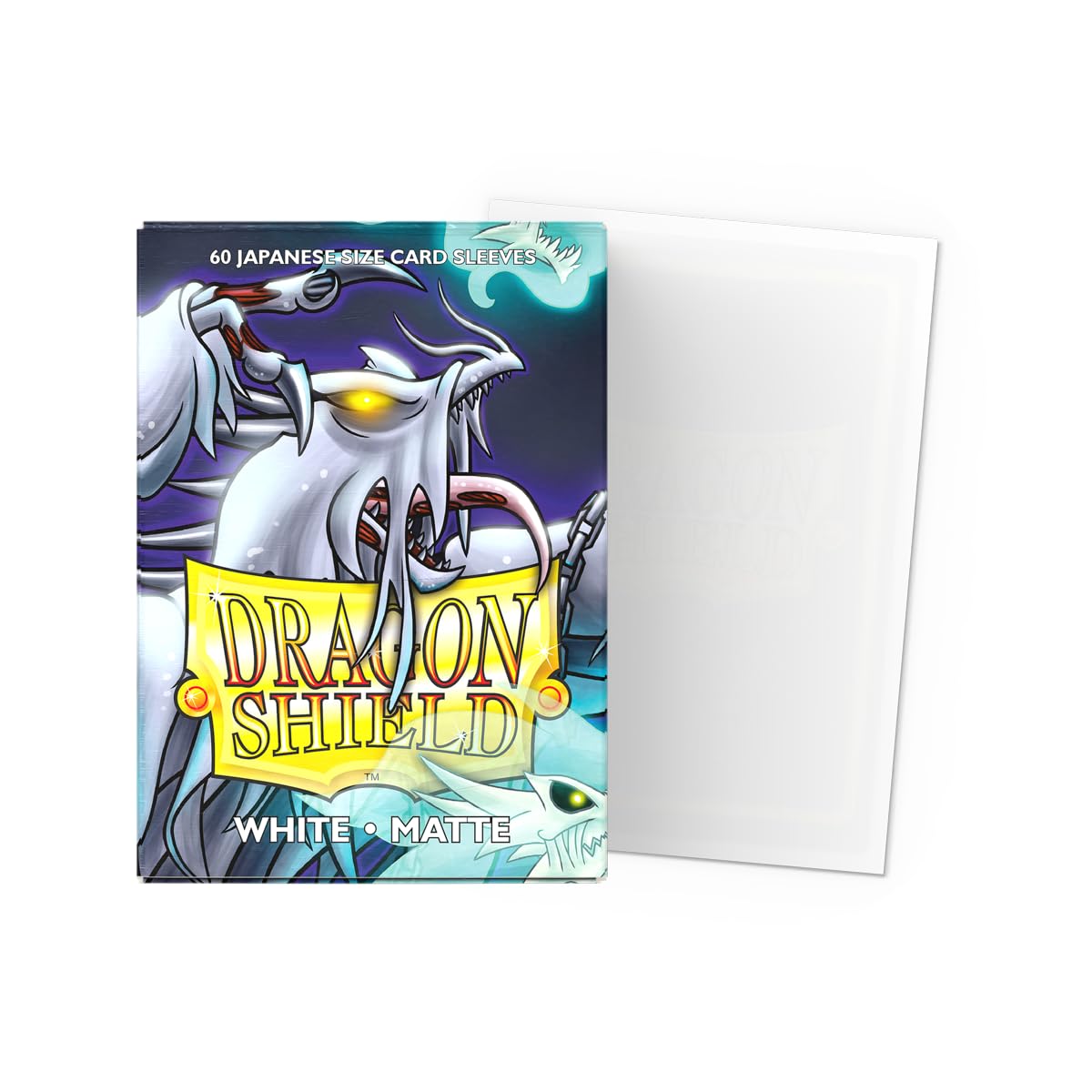 Dragon Shield Japanese size matte trading card sleeves, 60 count, smooth and tough premium sleeves for Yu-Gi-Oh, Naruto, Cardfight, Vanguard