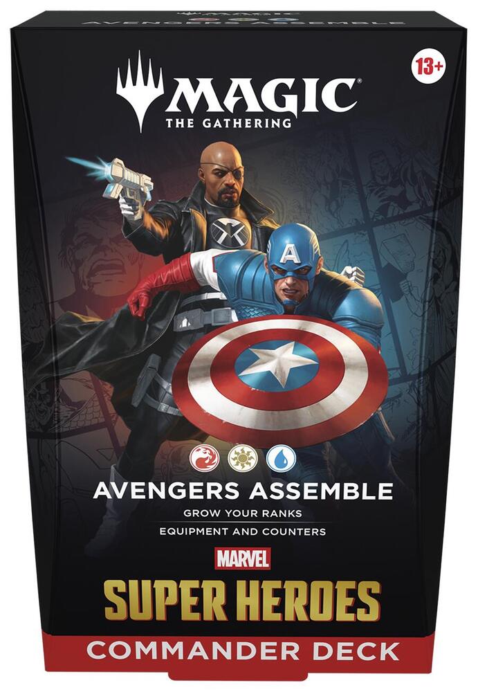 MTG Marvel Super Heroes Avengers Assemble Commander Deck Box
