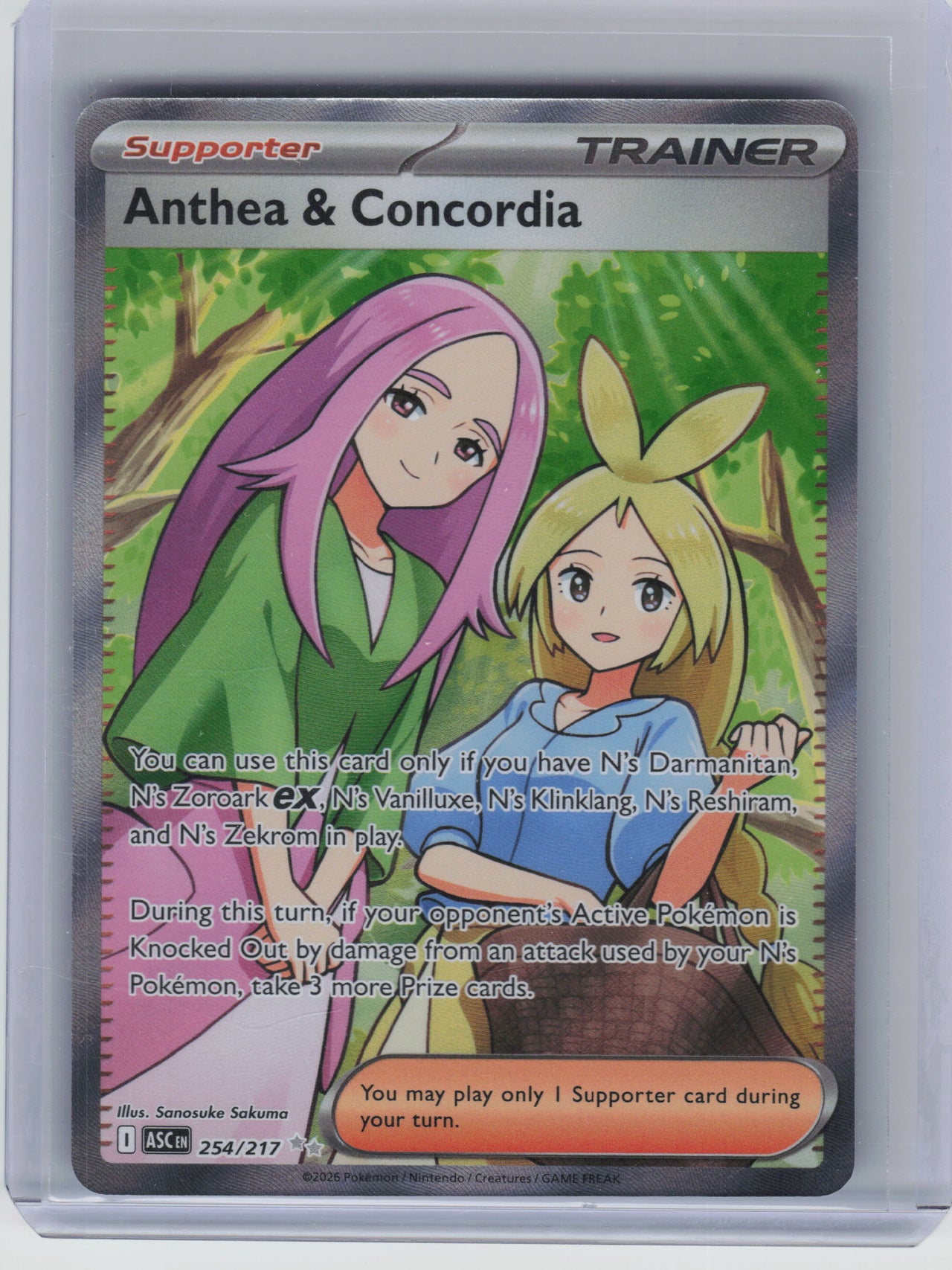 ME: Ascended Heroes #254/217 Anthea & Concordia