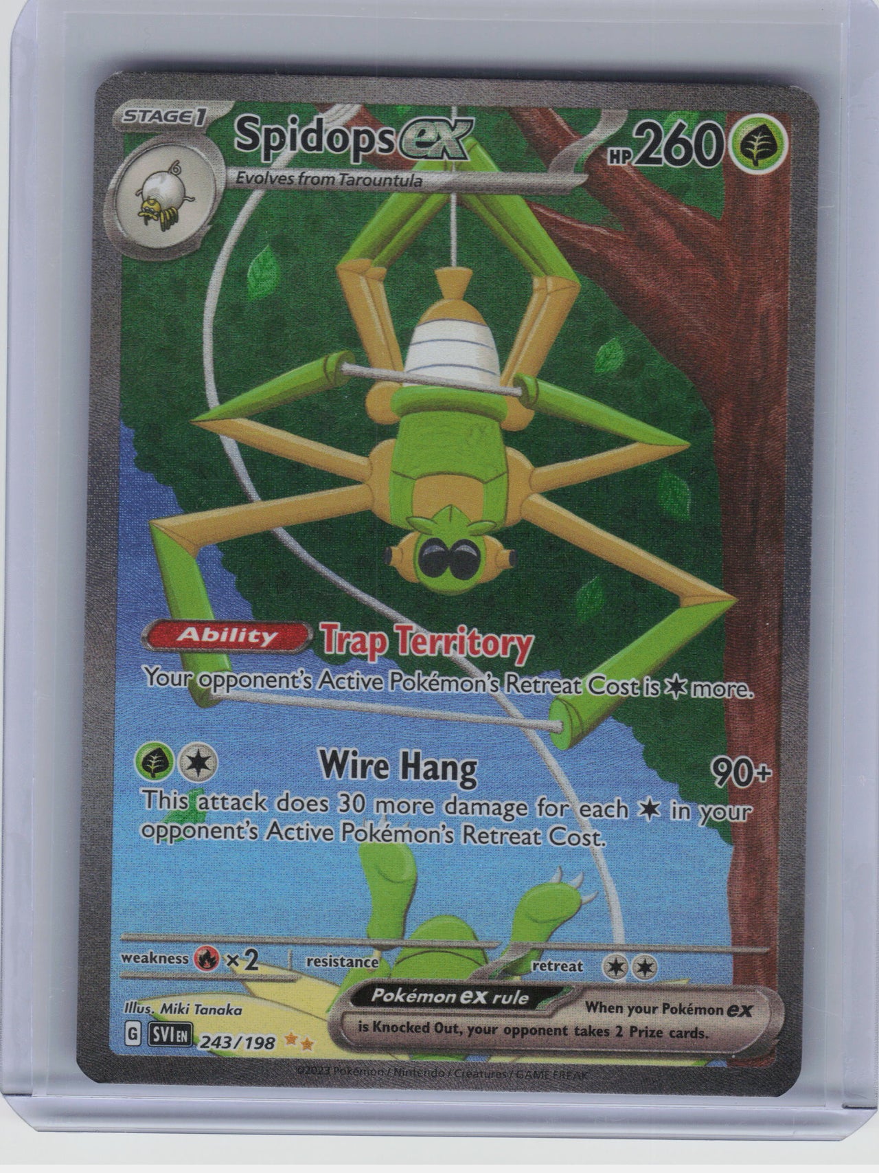 SV01: Scarlet & Violet Base Set #243/198 Spidops ex