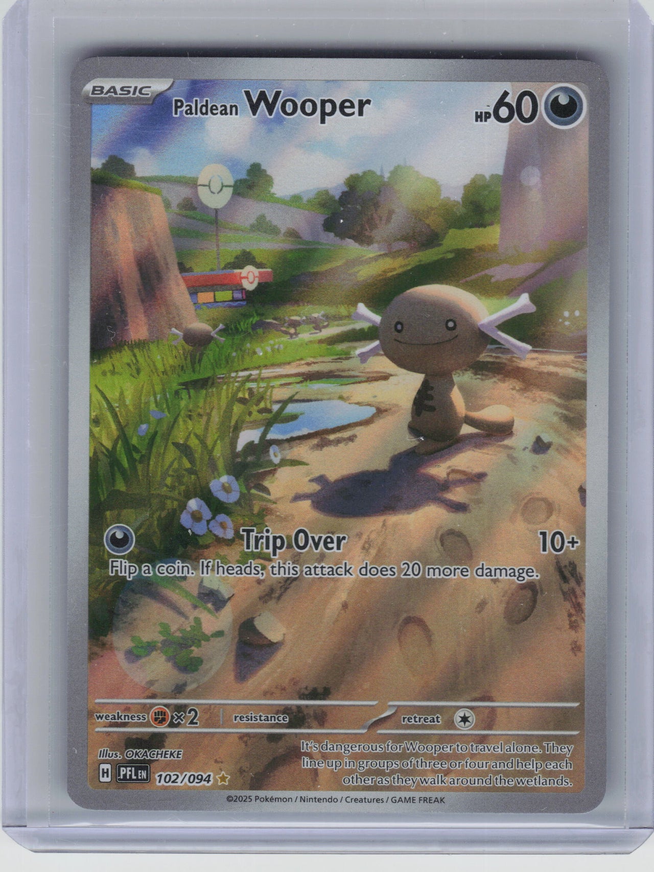 ME02: Phantasmal Flames #102/094 Paldean Wooper