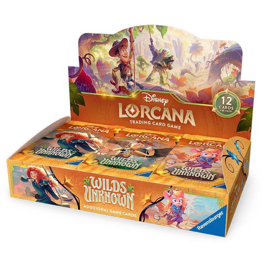 Disney Lorcana Wilds Unknown Booster Display Box 24 Pack Box