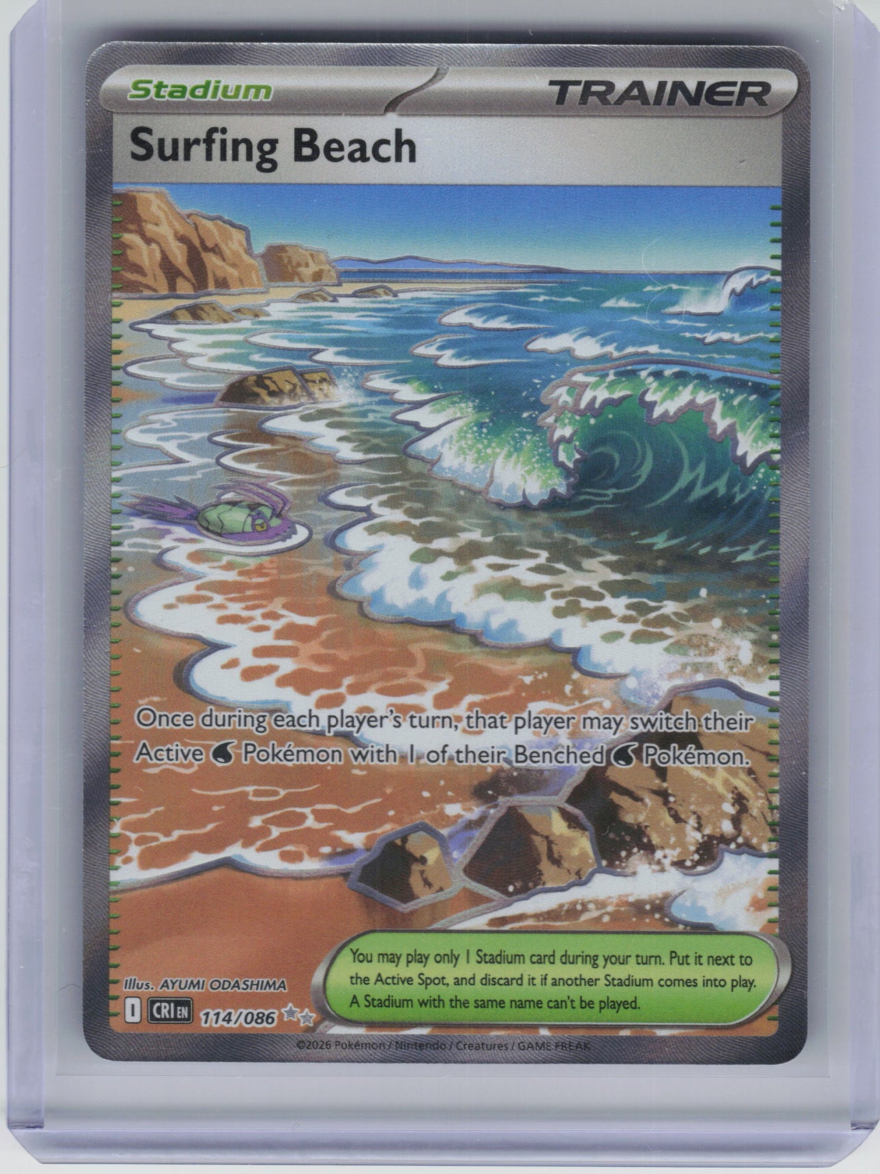 ME04: Chaos Rising #114/086 Surfing Beach