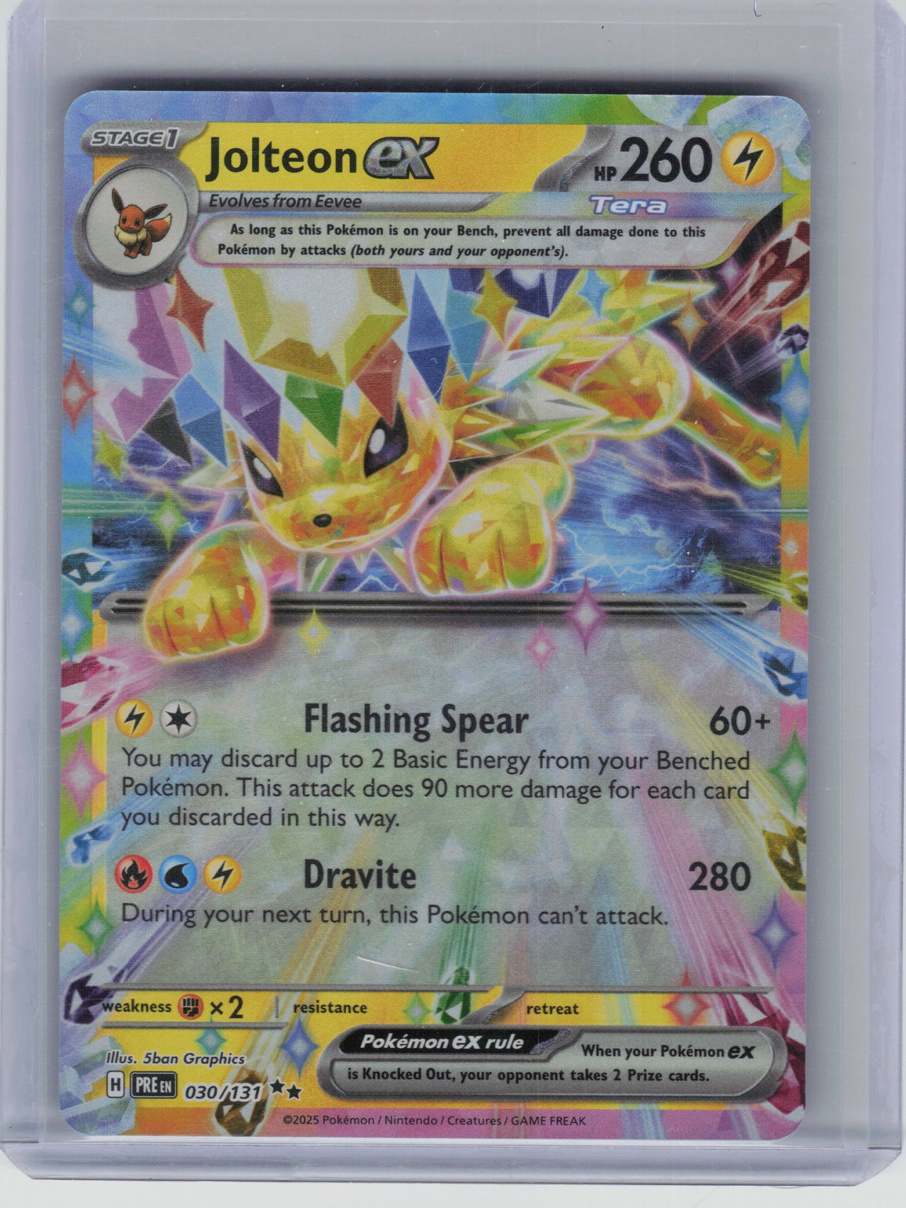 SV: Prismatic Evolutions #030/131 Jolteon ex
