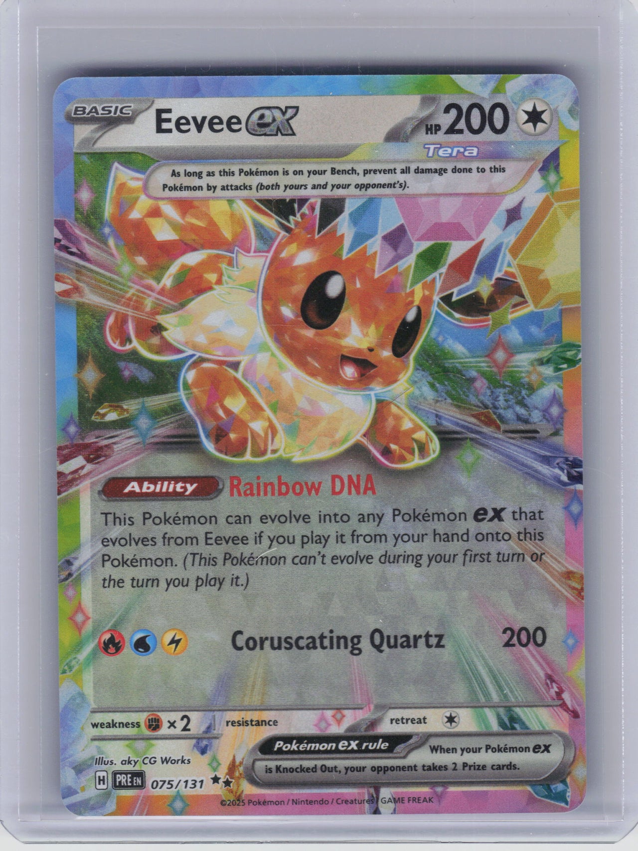 SV: Prismatic Evolutions #075/131 Eevee ex