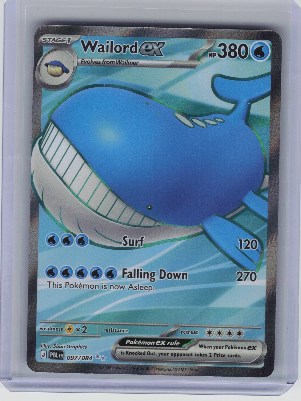 ME05: Pitch Black #097/084 Wailord ex