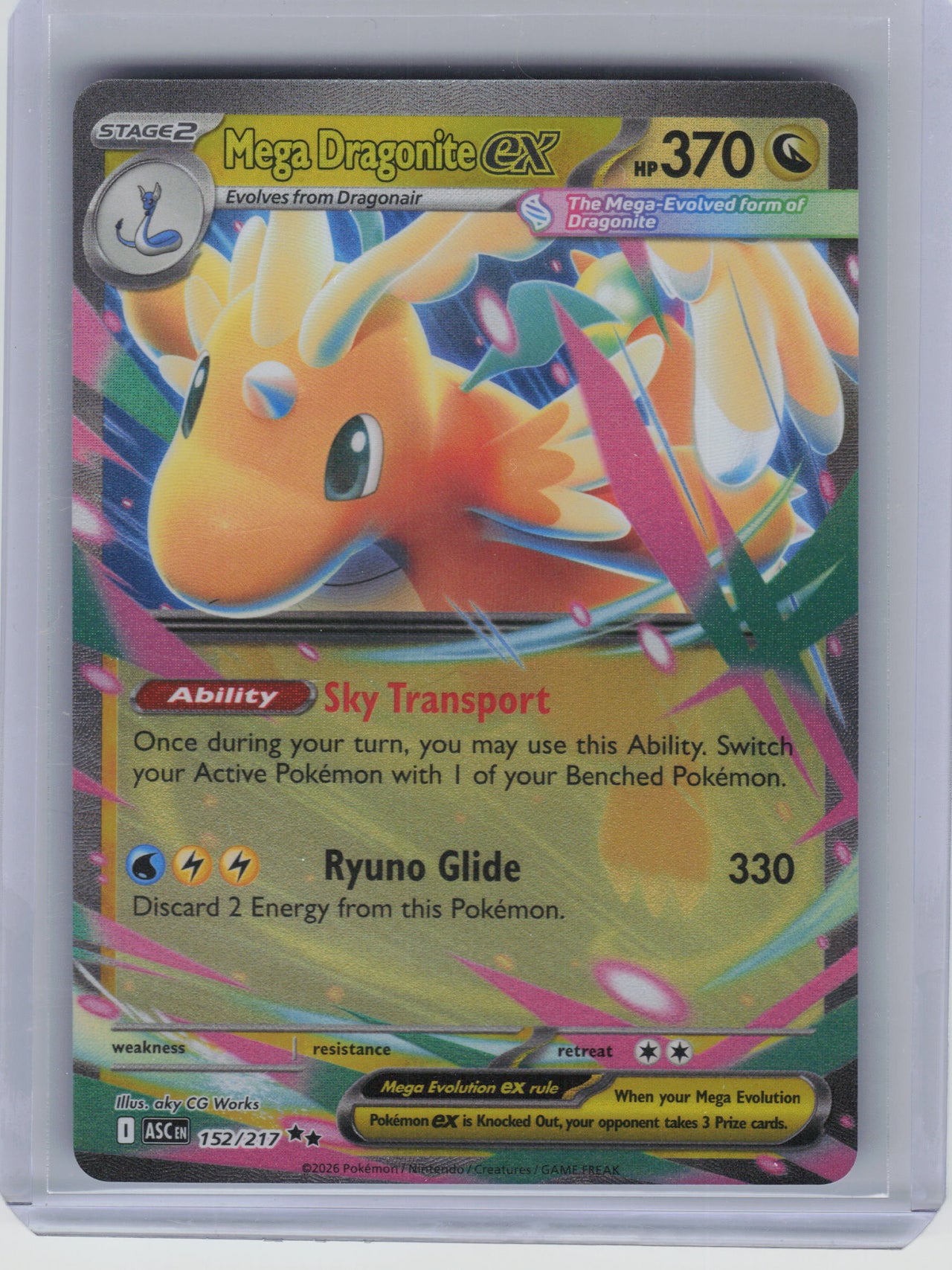 ME: Ascended Heroes #152/217 Mega Dragonite ex