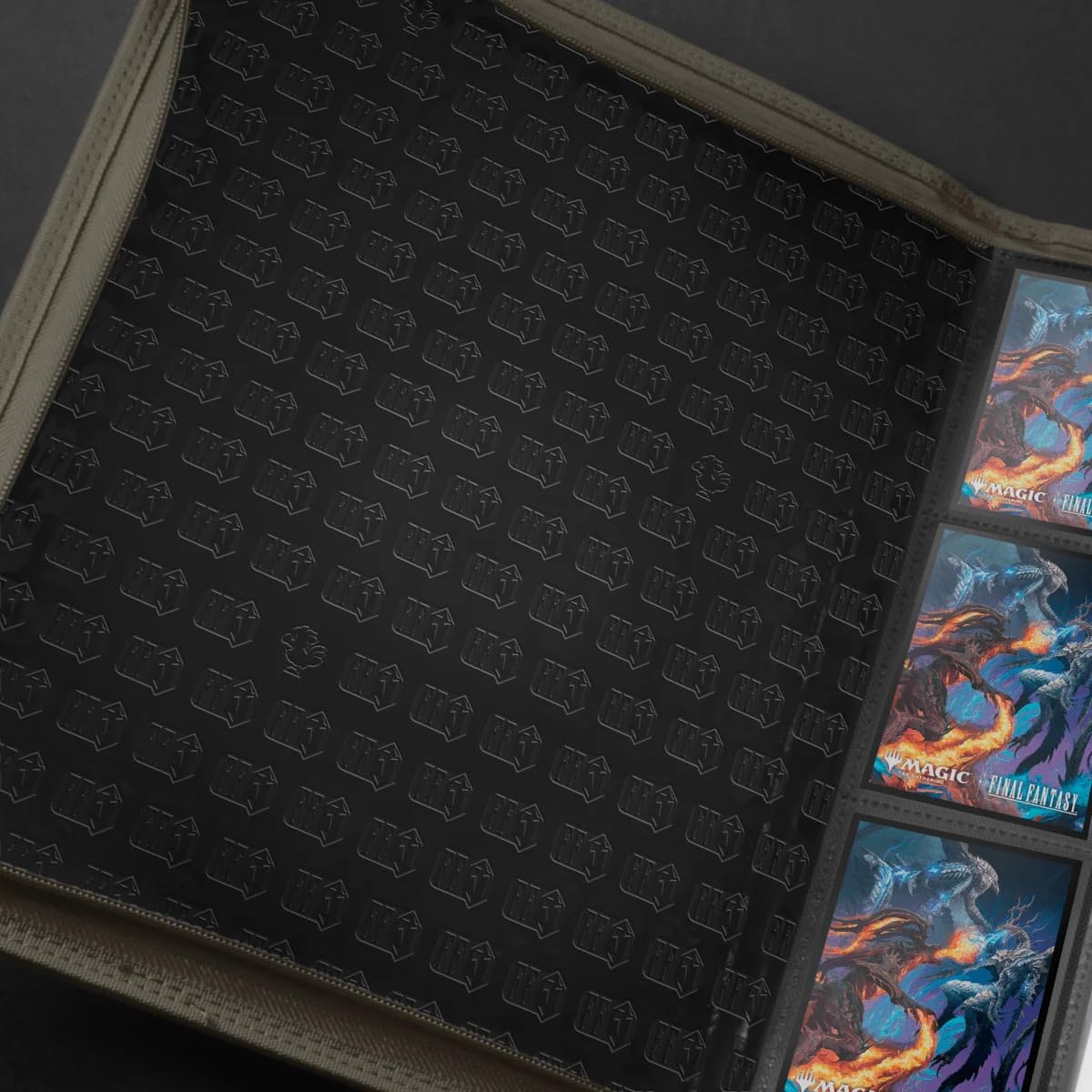Ultra PRO Final Fantasy x Universes Beyond 9-Pocket Magic: The Gathering PRO-Binder with zippered cover and vibrant design.