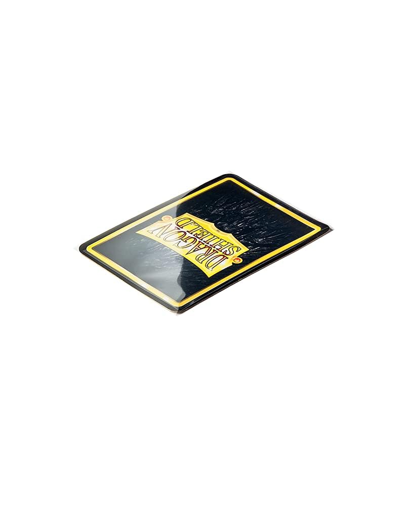 Dragon Shield Japanese Card Sleeves, clear sealable 100-count, smooth and tough, compatible with MTG, Pokemon, Yugioh trading cards.