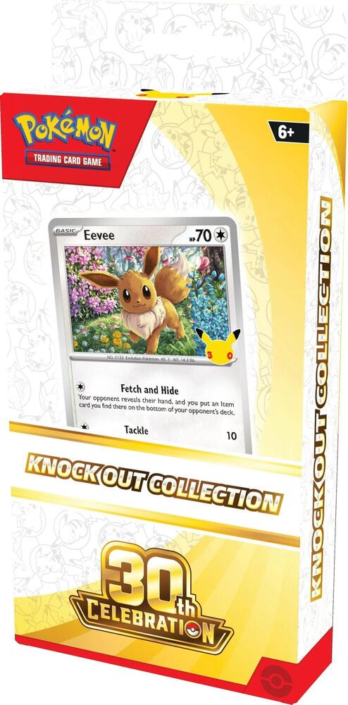 Pokémon TCG: 30th Celebration Knock Out Collection Box (Eevee Promo)