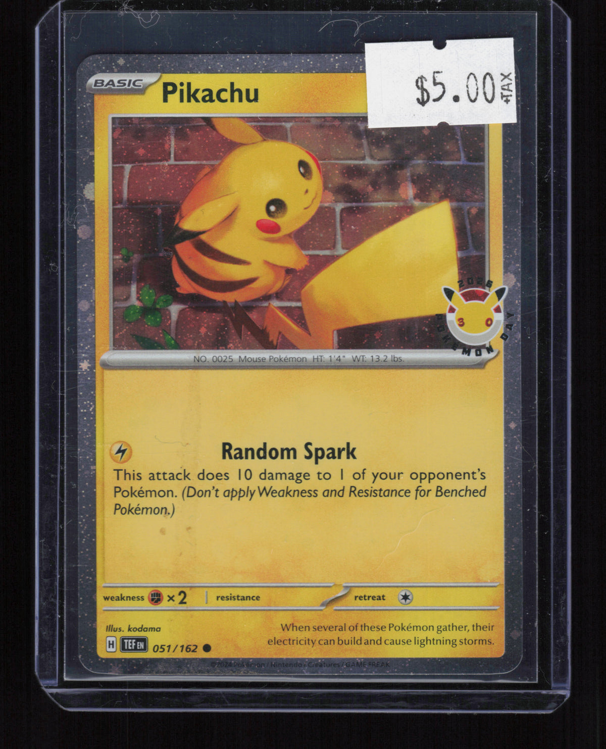 Miscellaneous Cards & Products #051/162 Pikachu (Pokemon Day 2026)