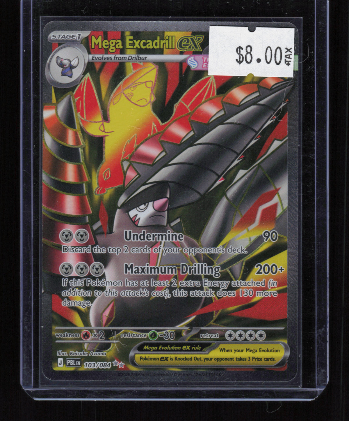 ME05: Pitch Black #103/084 Mega Excadrill ex