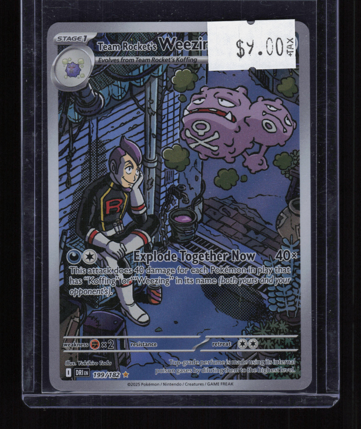 SV10: Destined Rivals #199/182 Team Rocket's Weezing