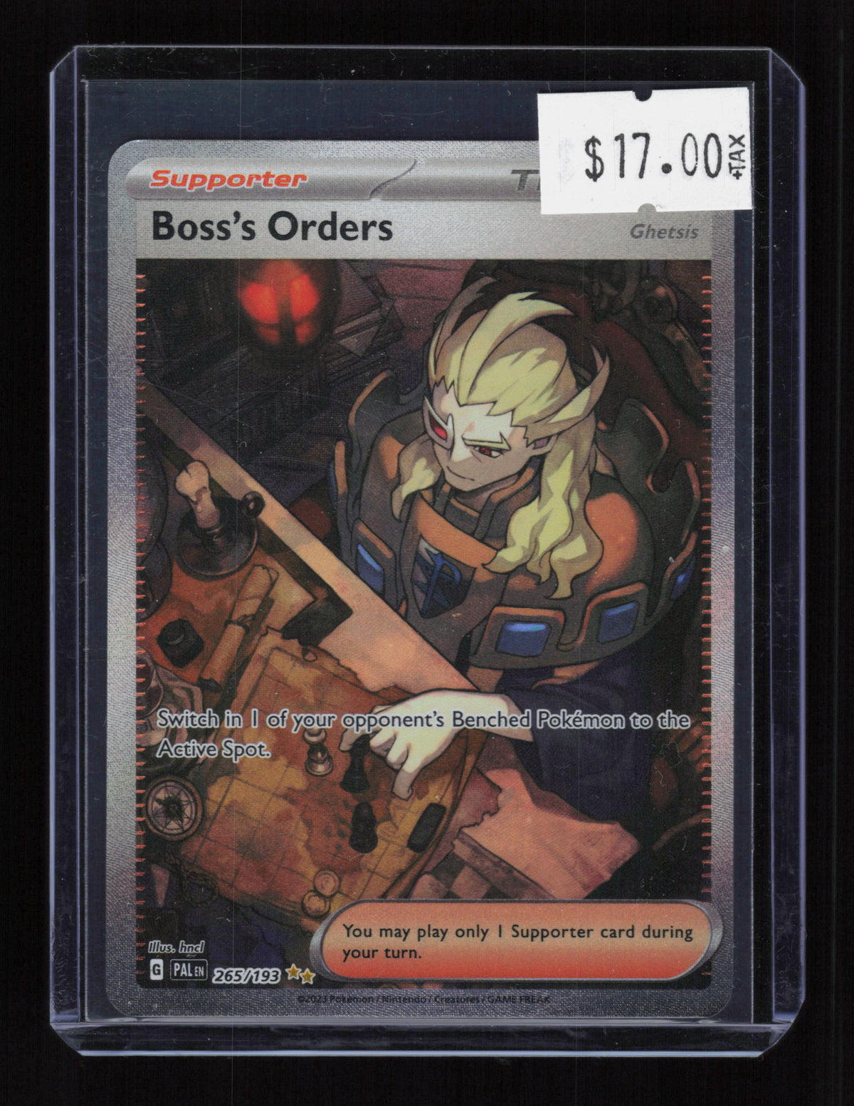 SV02: Paldea Evolved #265/193 Boss's Orders