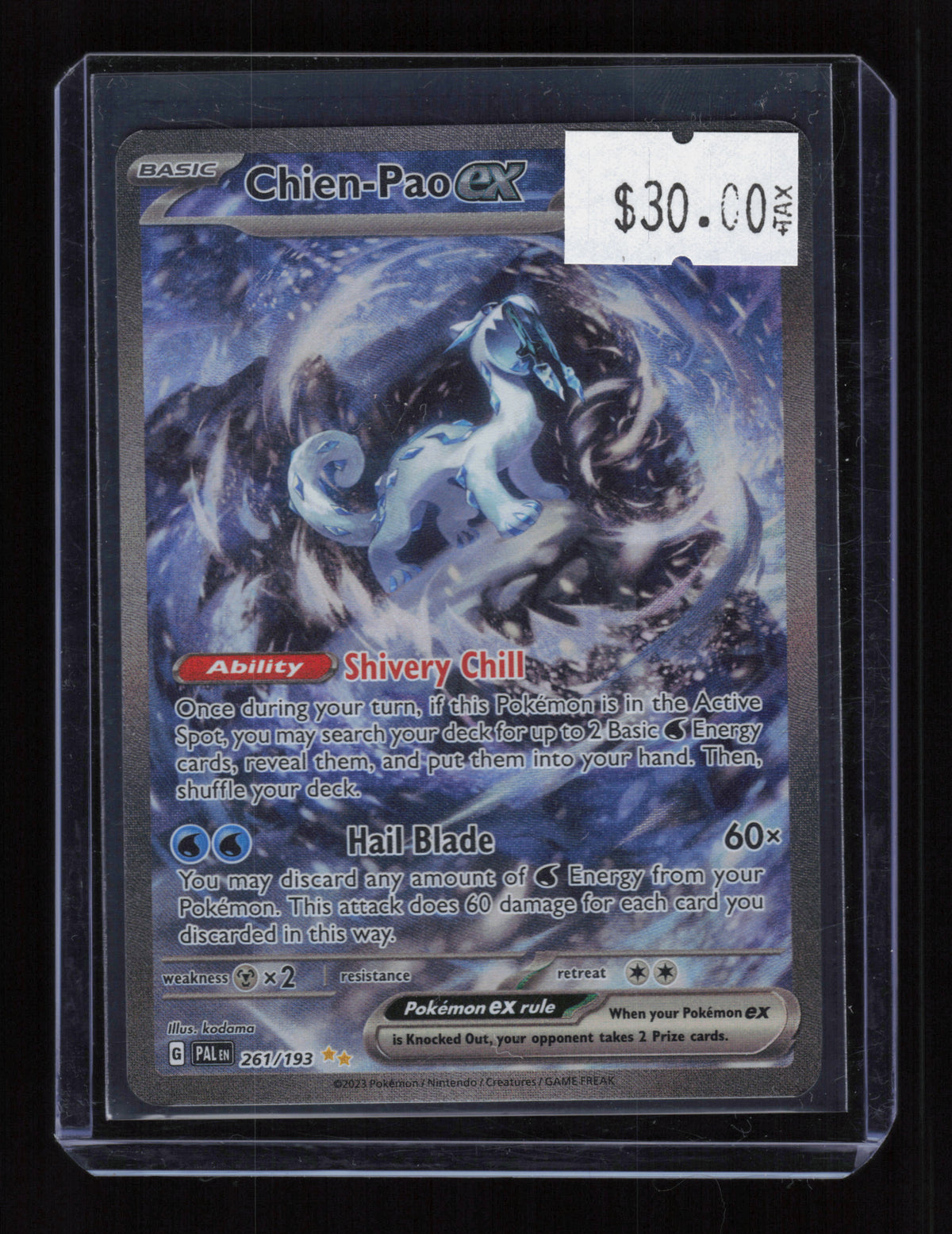 SV02: Paldea Evolved #261/193 Chien-Pao ex