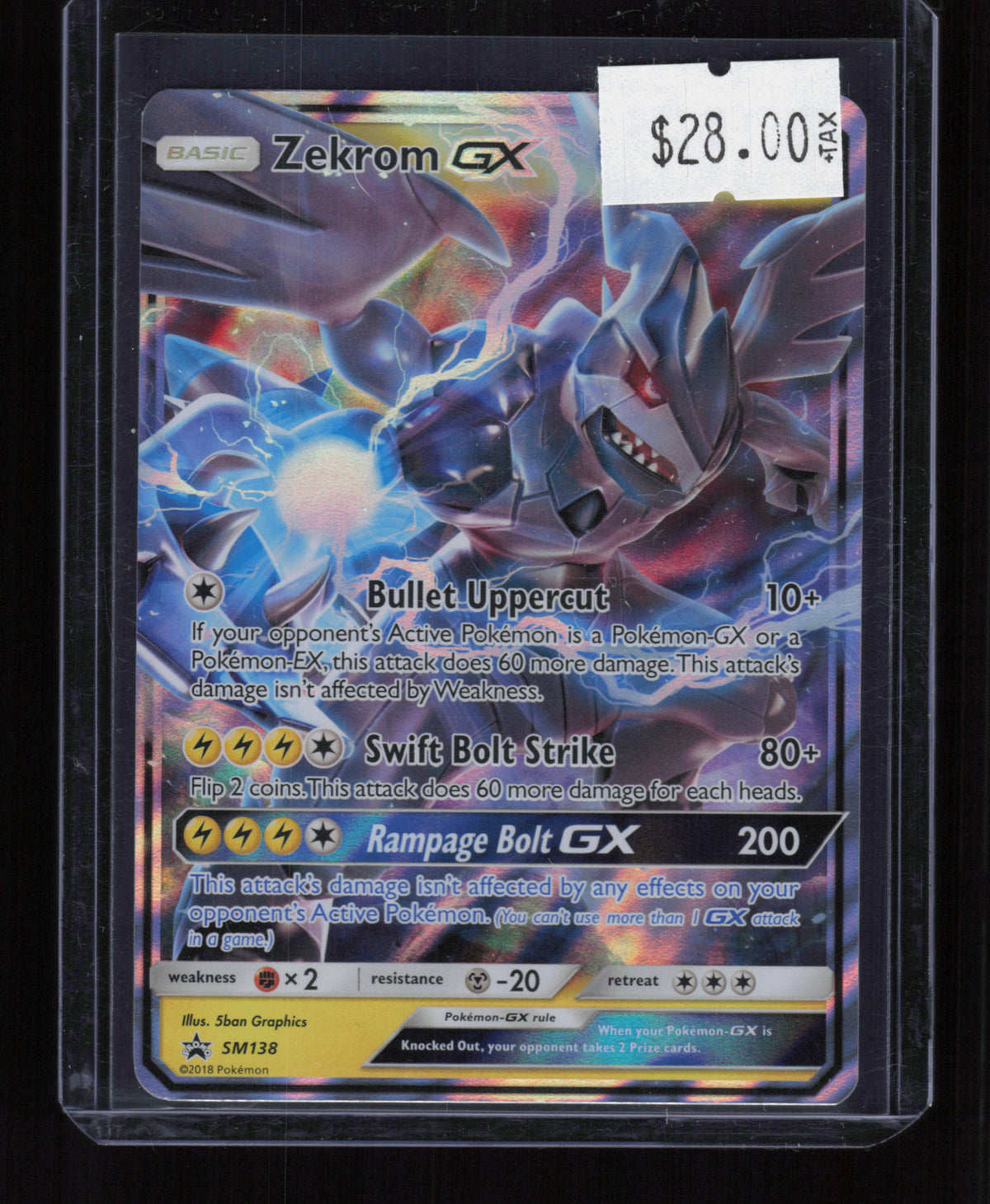 SM Promos #SM138 Zekrom GX