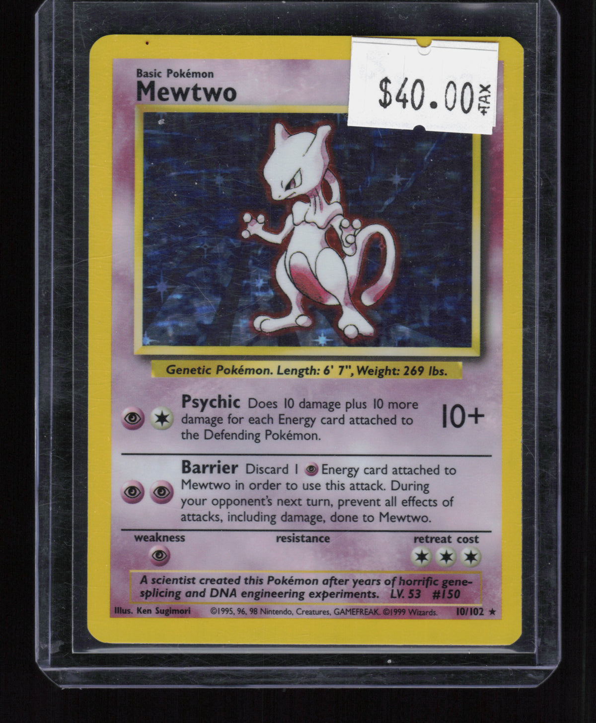 Base Set #010/102 Mewtwo