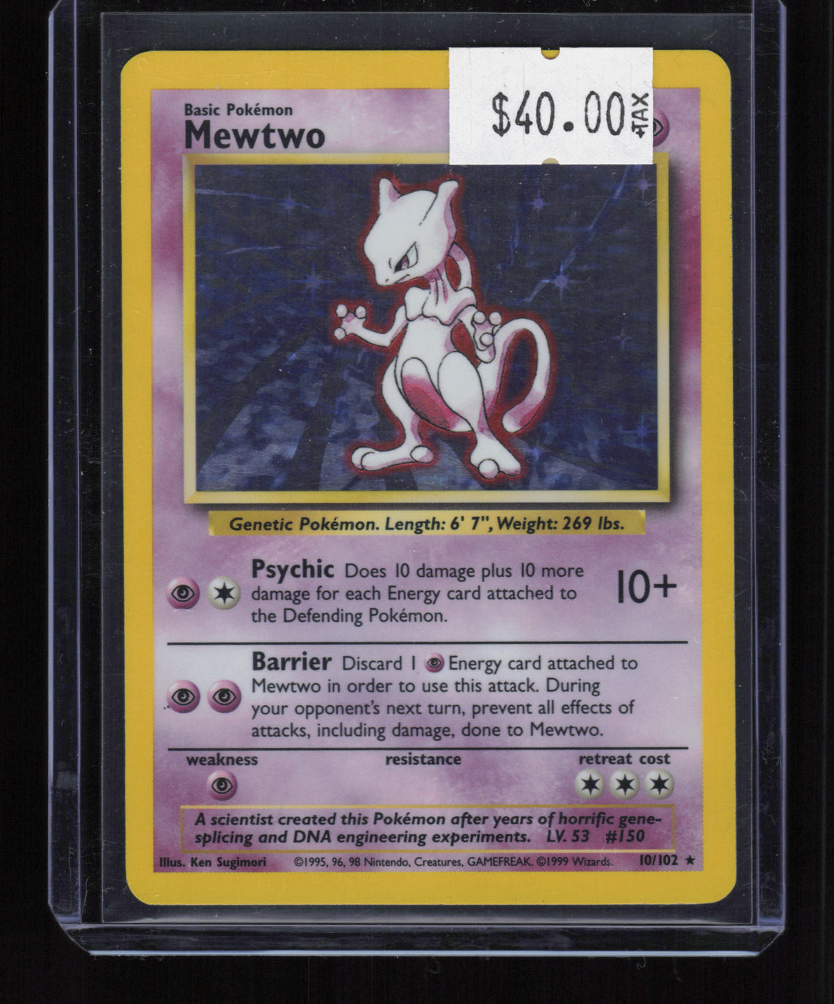 Base Set #010/102 Mewtwo