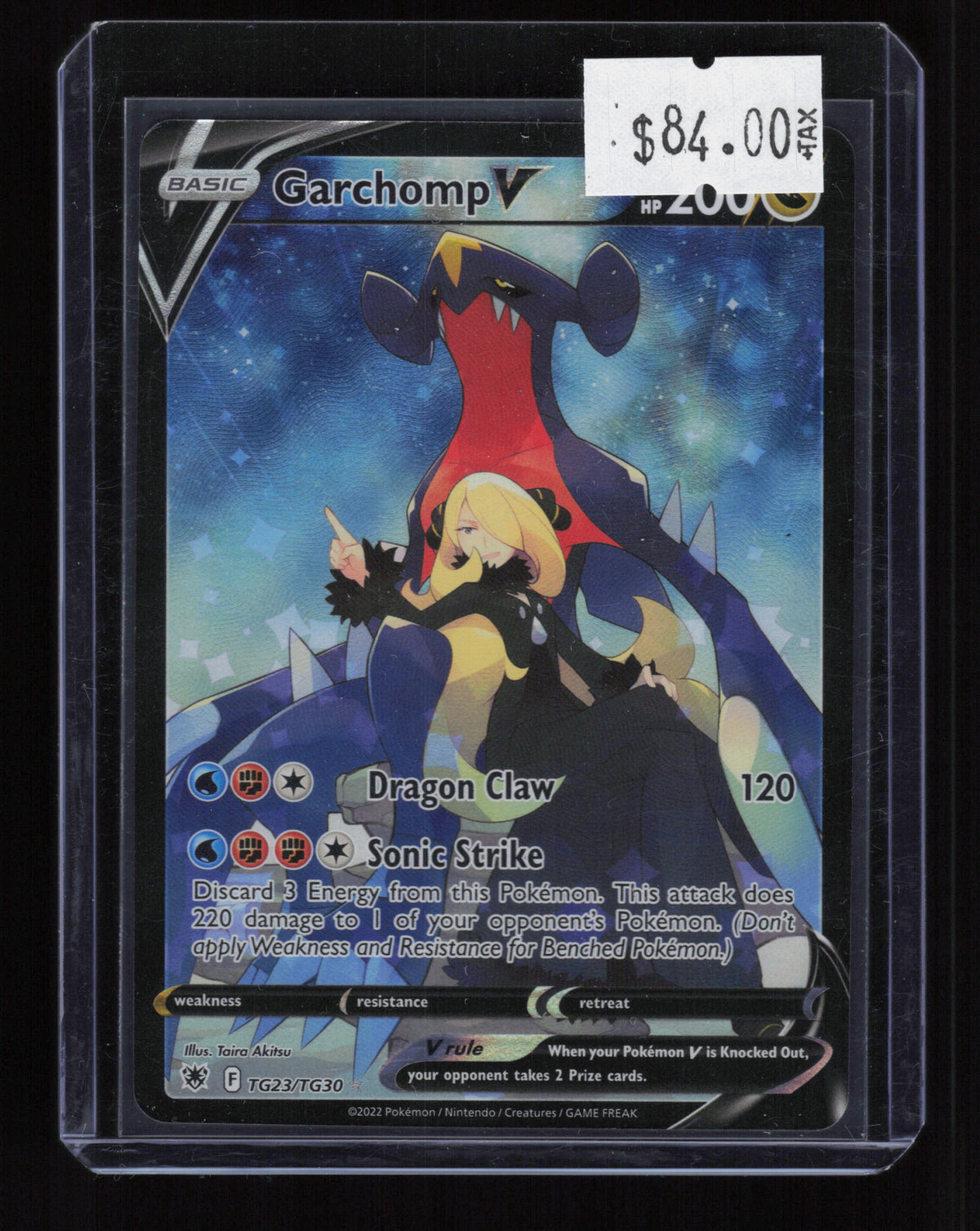 SWSH10: Astral Radiance Trainer Gallery #TG23/TG30 Garchomp V