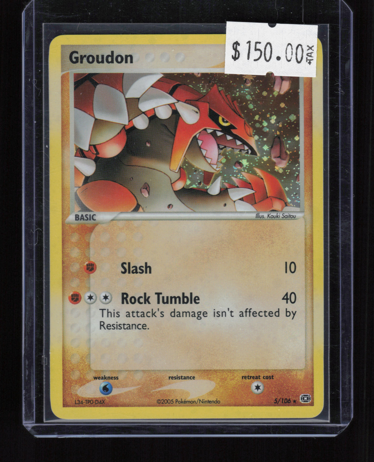 Emerald #5/106 Groudon