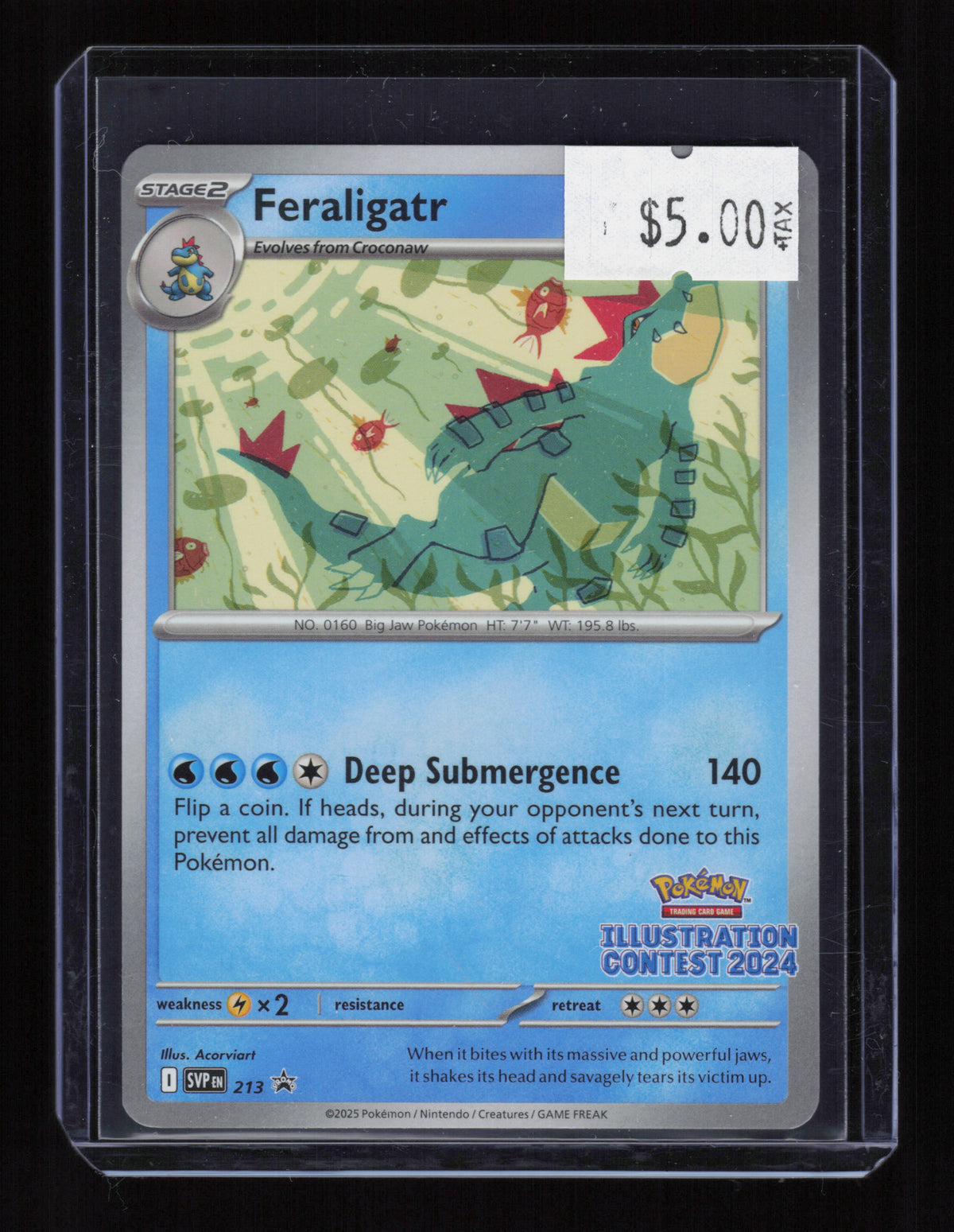 SV: Scarlet & Violet Promo Cards #213 Feraligatr