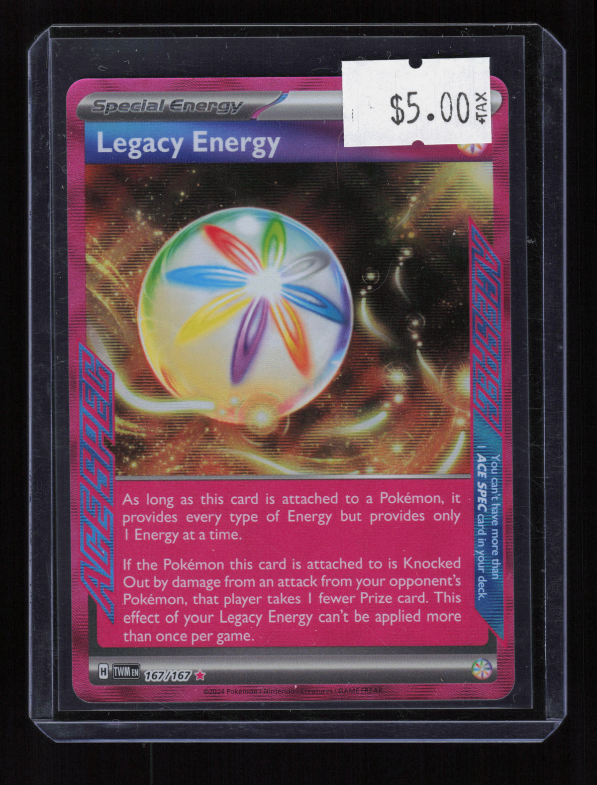 SV06: Twilight Masquerade #167/167 Legacy Energy