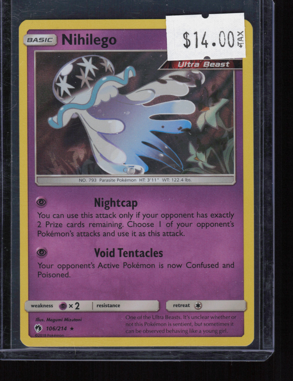 SM - Lost Thunder #106/214 Nihilego