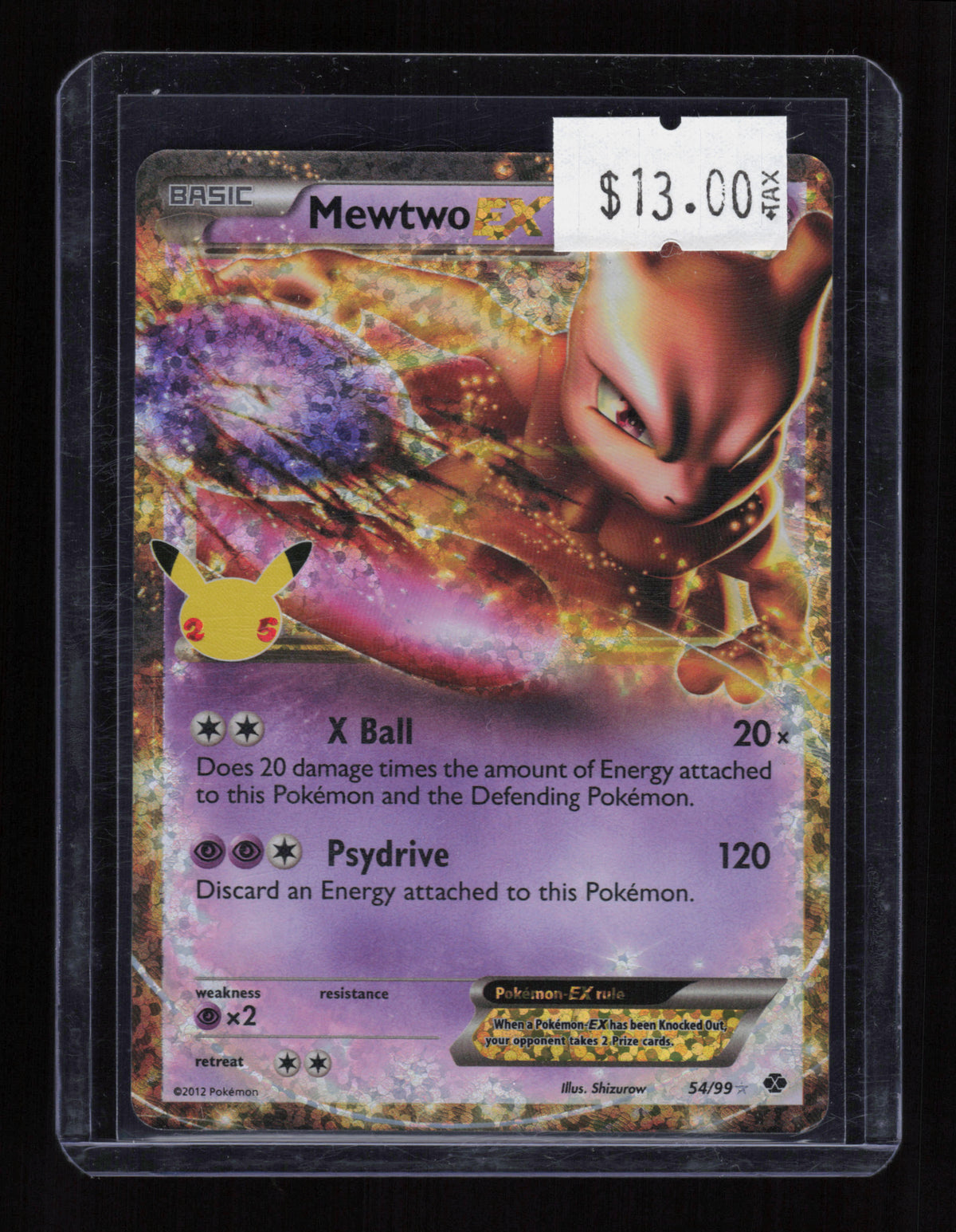 Next Destinies #54/99 Mewtwo EX