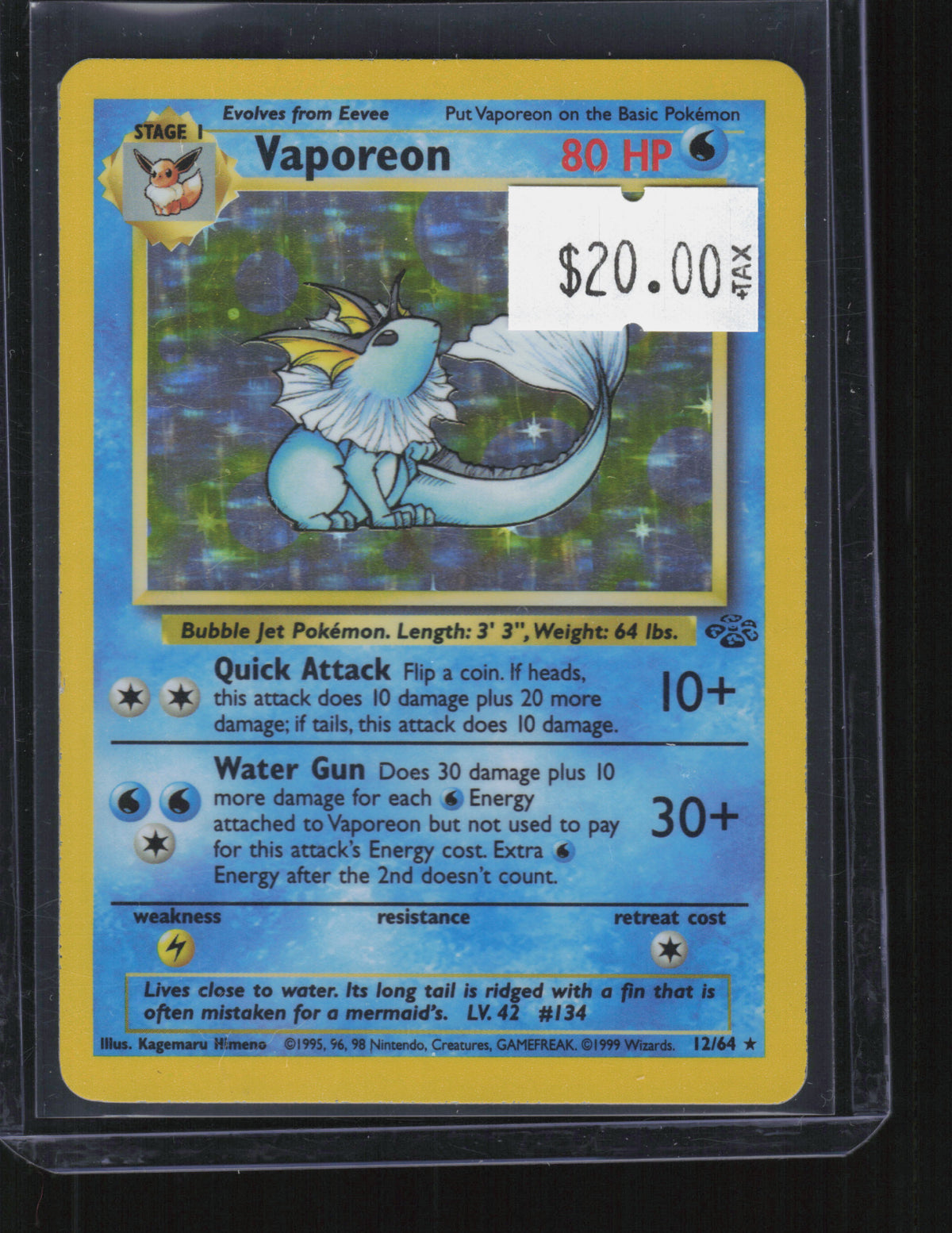 Jungle #12/64 Vaporeon (12)