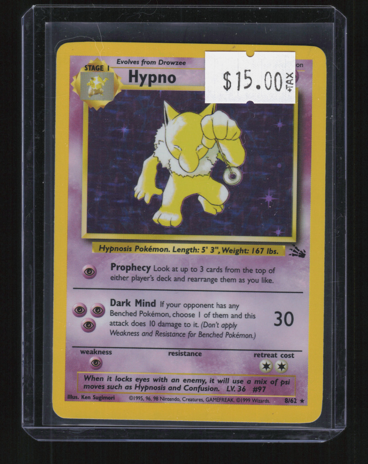 Fossil #08/62 Hypno (8)