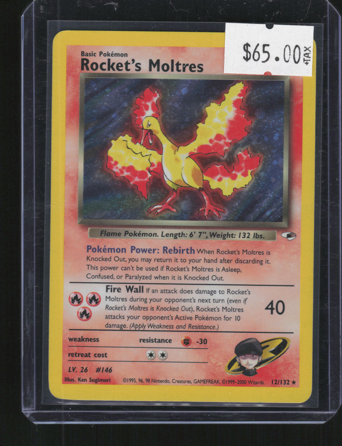 Gym Heroes #012/132 Rocket's Moltres