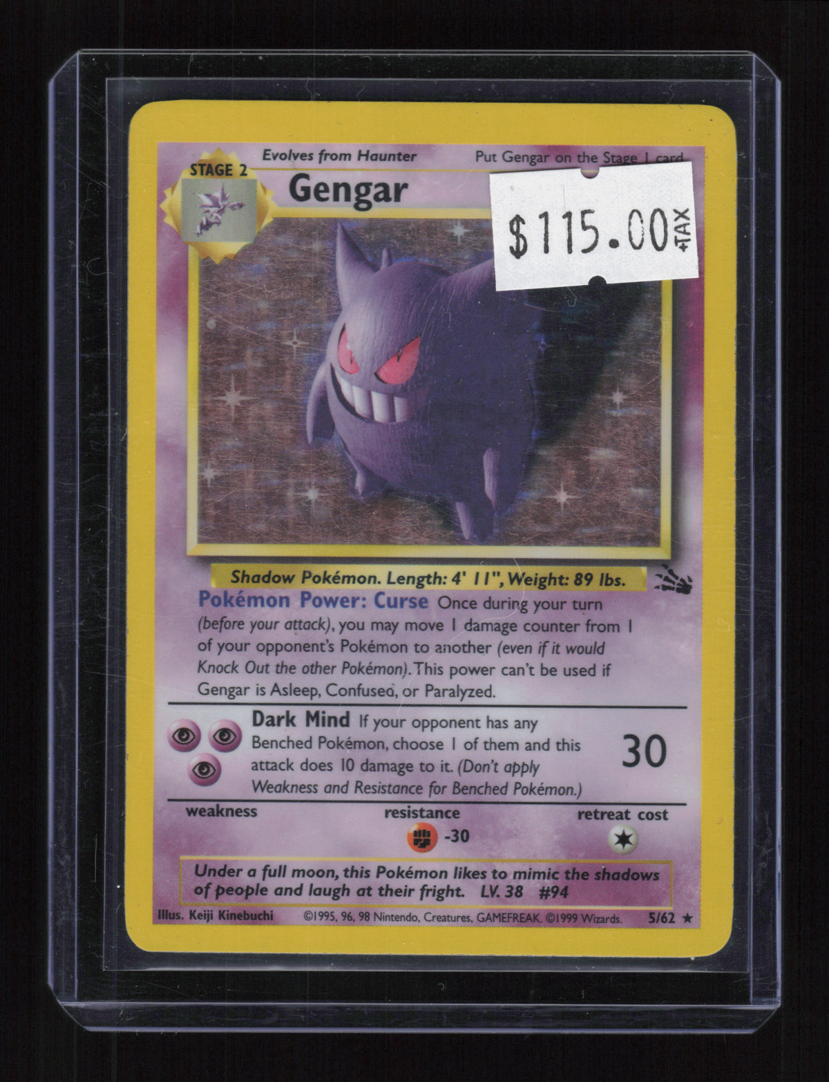 Fossil #05/62 Gengar (5)