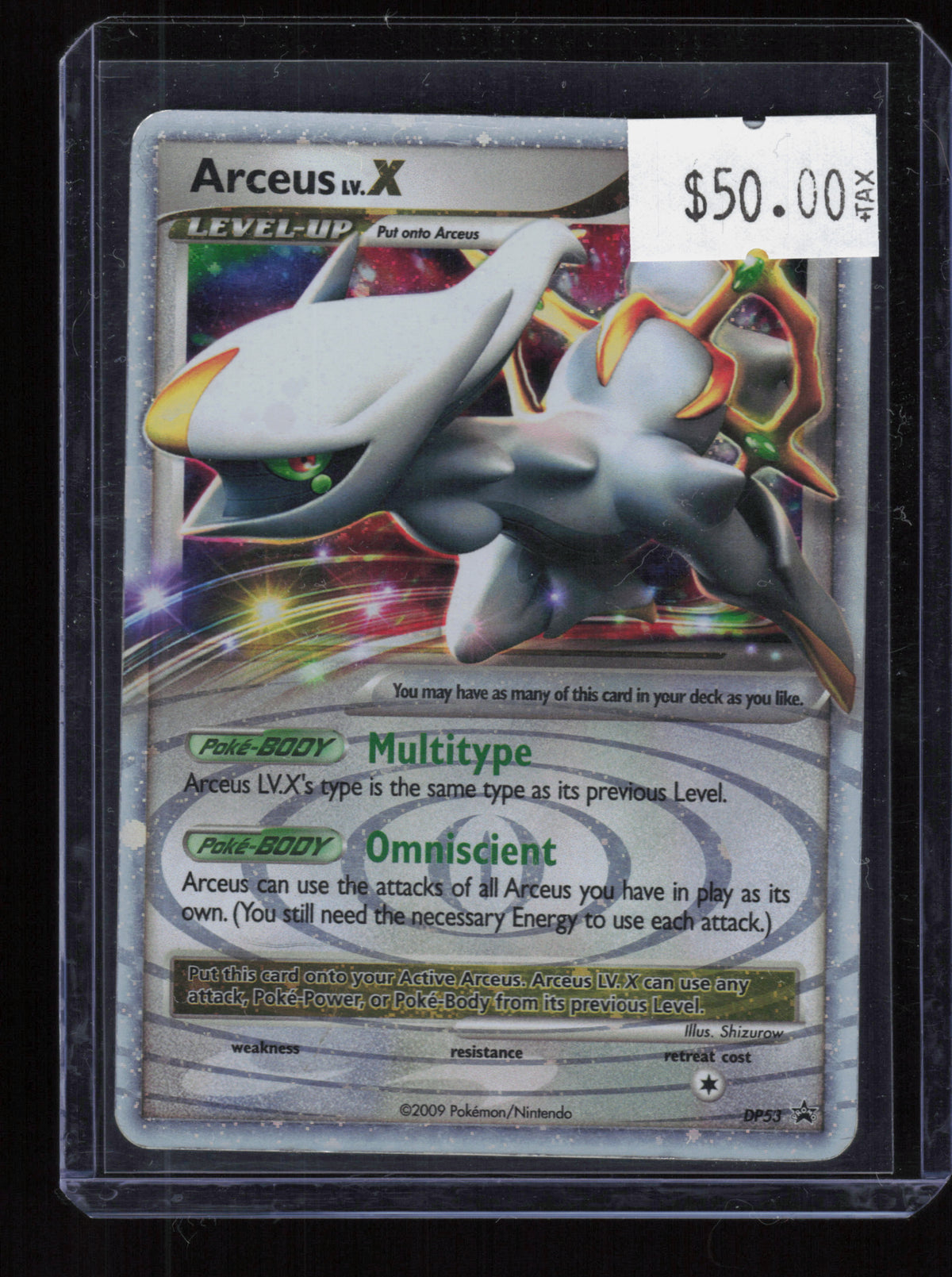 Diamond and Pearl Promos #DP53 Arceus LV.X