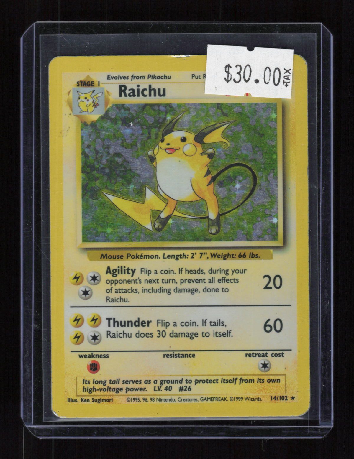 Base Set #014/102 Raichu