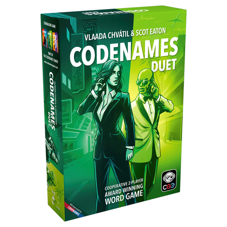 Codenames Duet 2 Player Cooperative Board Game Box Front View