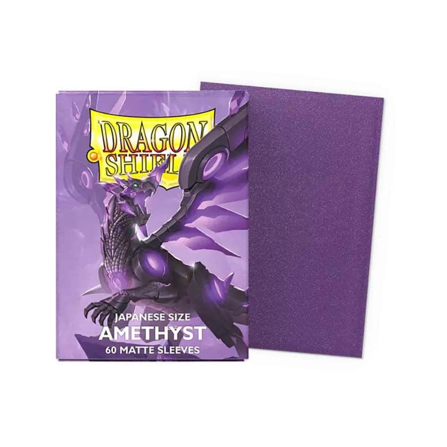 Dragon Shield Japanese size matte trading card sleeves, 60 count, smooth and tough premium sleeves for Yu-Gi-Oh, Naruto, Cardfight, Vanguard