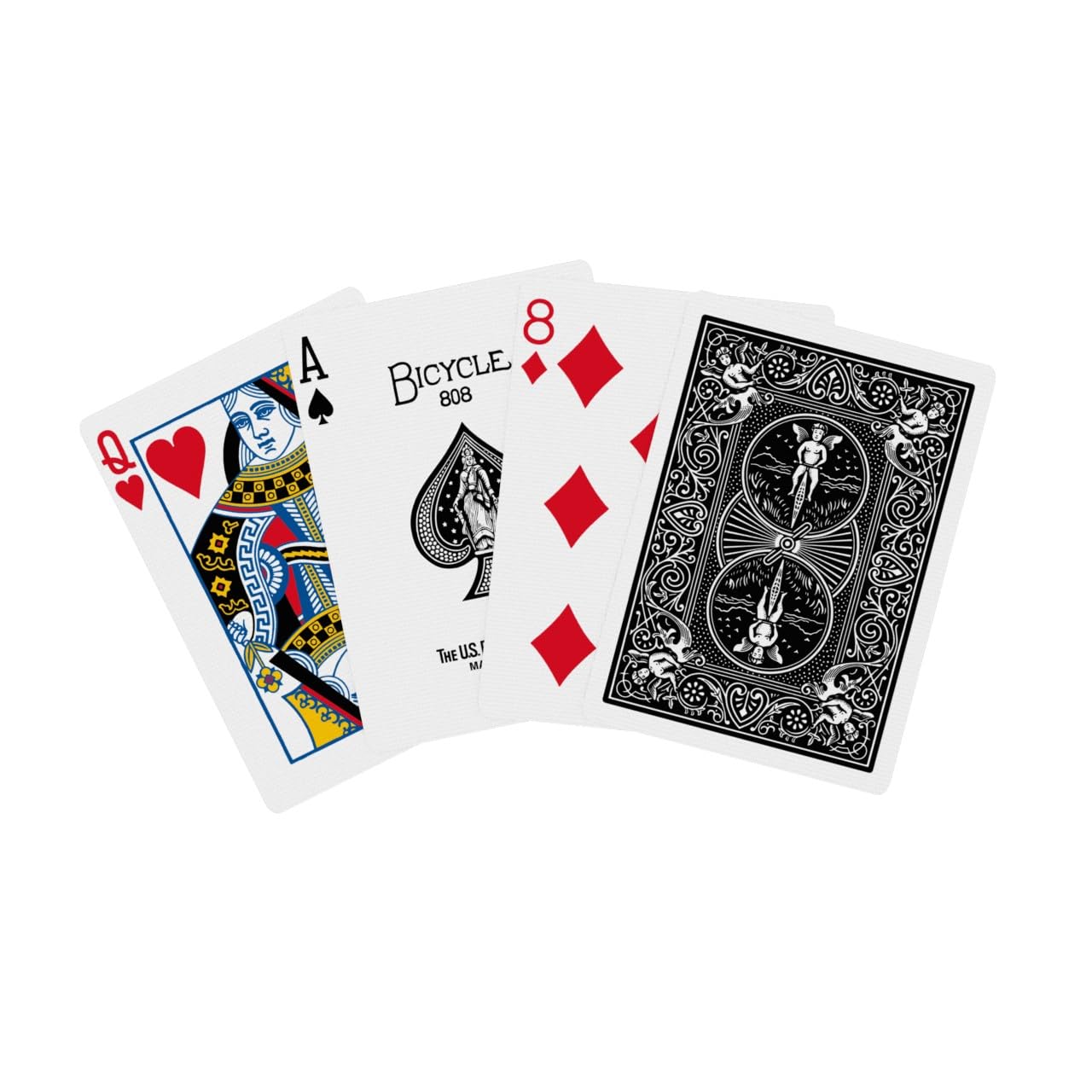 Sparkler Bicycle playing cards deck featuring standard playing cards from The United States Playing Card Company, with colorful card backs.