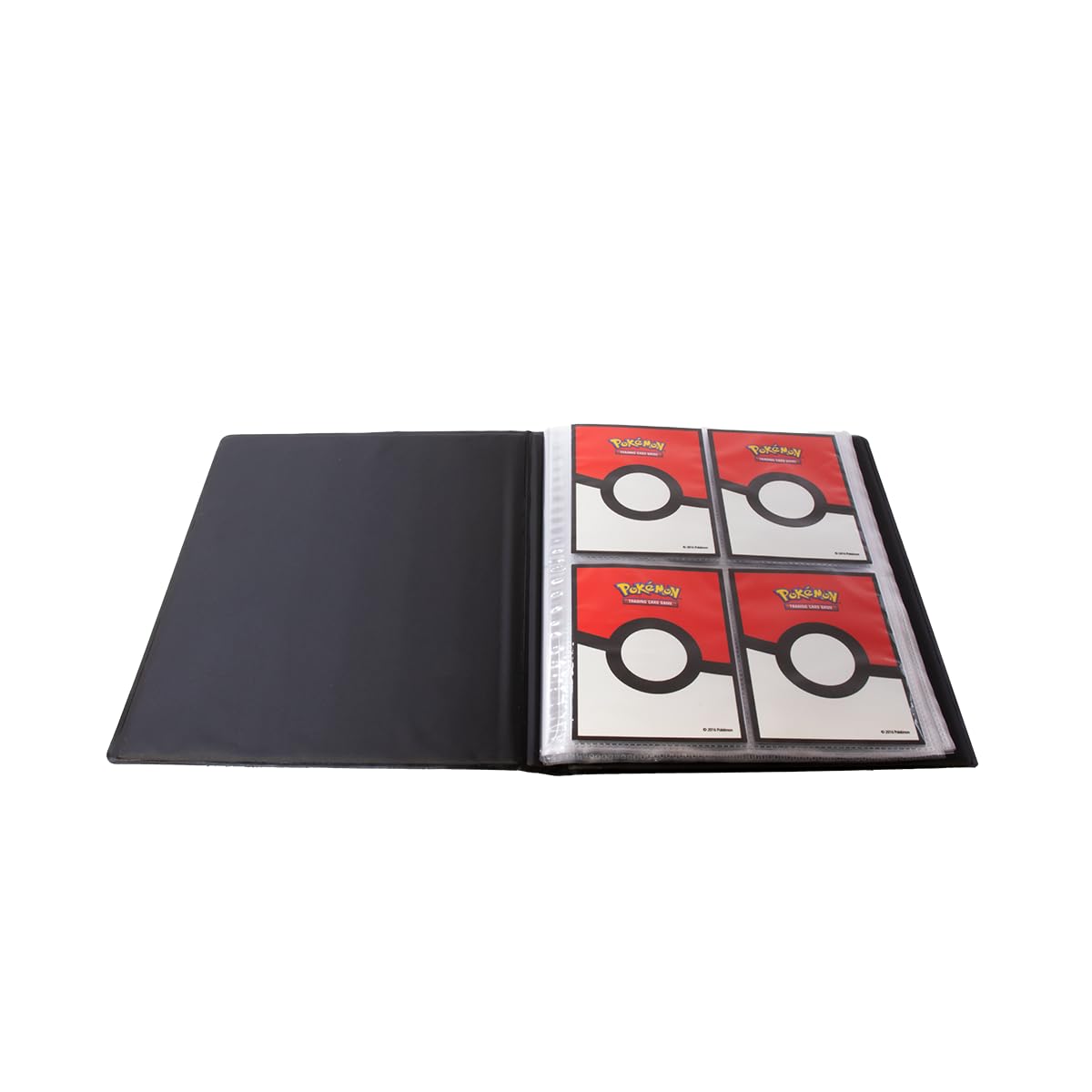 Ultra Pro Pokemon Pikachu 4-pocket portfolio for trading cards, featuring a colorful Pikachu design and multiple card storage pockets.
