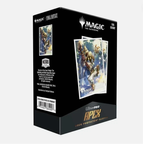 Ultra Pro Final Fantasy Vivi Ornitier APEX deck protector sleeves for Magic: The Gathering, 105-pack card game accessories.