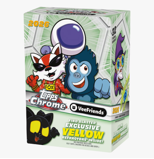2026 Topps Chrome VeeFriends Value Box Front Packaging