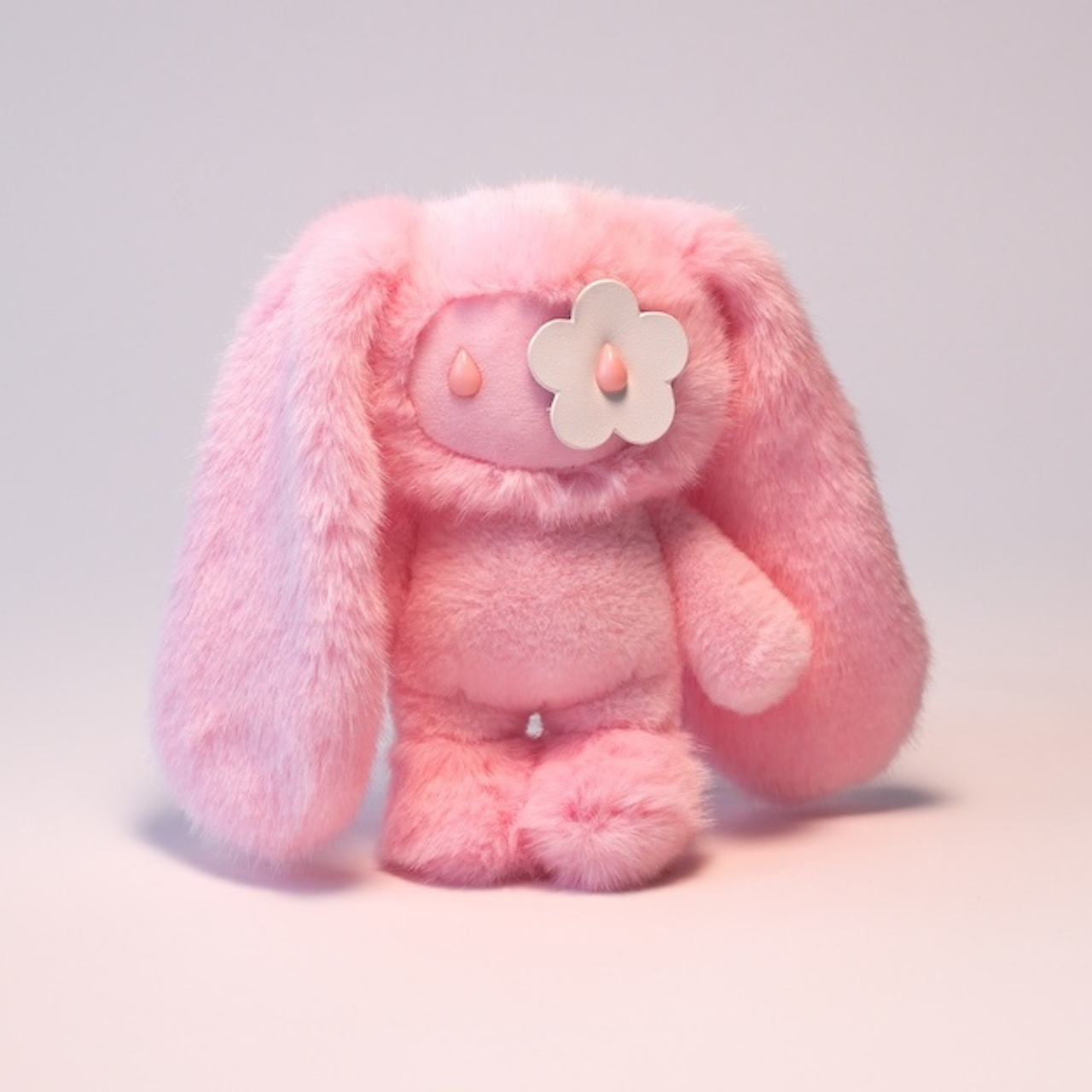 Cj Hendry JuJu limited edition plush keychain featuring a soft, colorful stuffed animal collectible by the artist.
