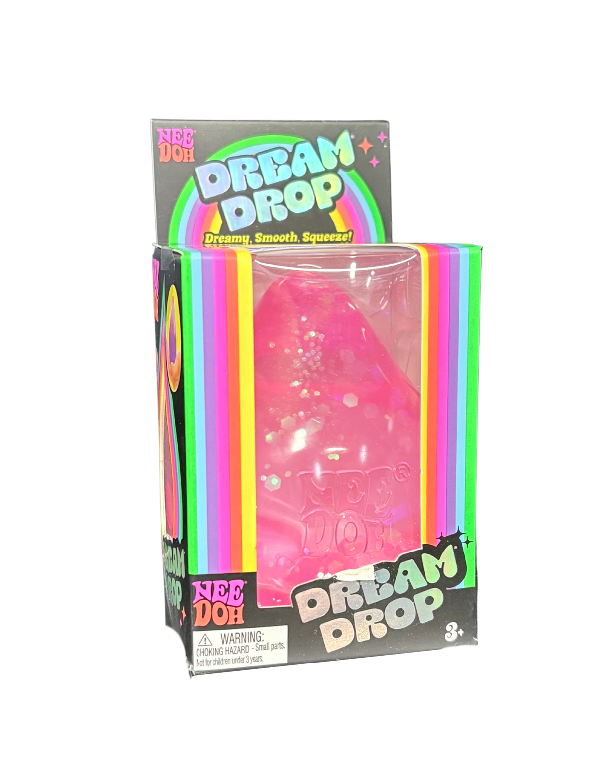 Schylling NeeDoh Dream Drop Sparkle Squish Toy & Display Stand