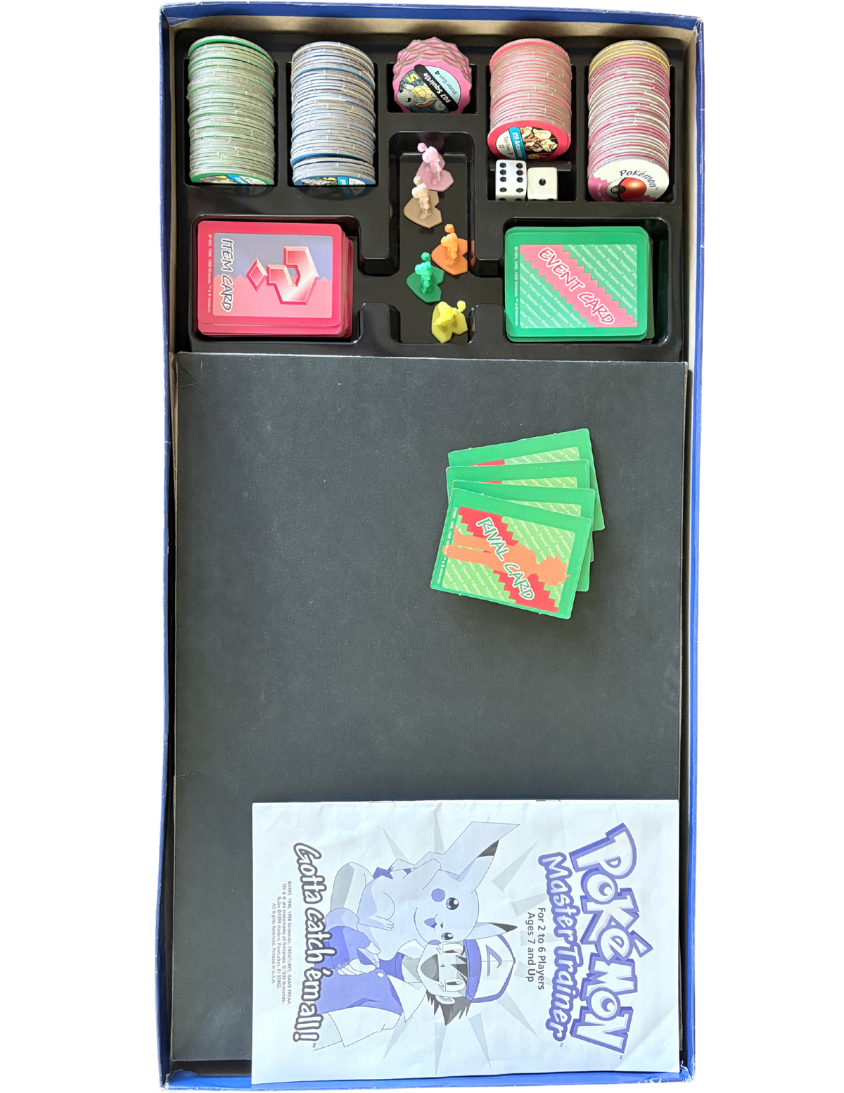 1999 Pokémon Master Trainer Board Game (Milton Bradley) - Vintage & Nearly Complete